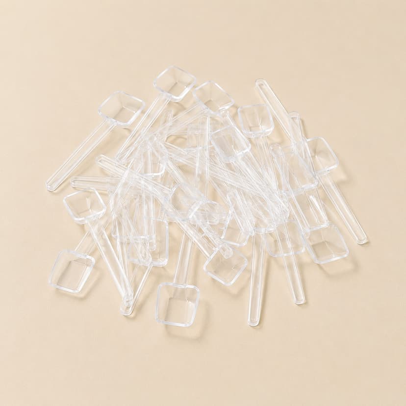 Ice Cream Spoon Clear 100pcs