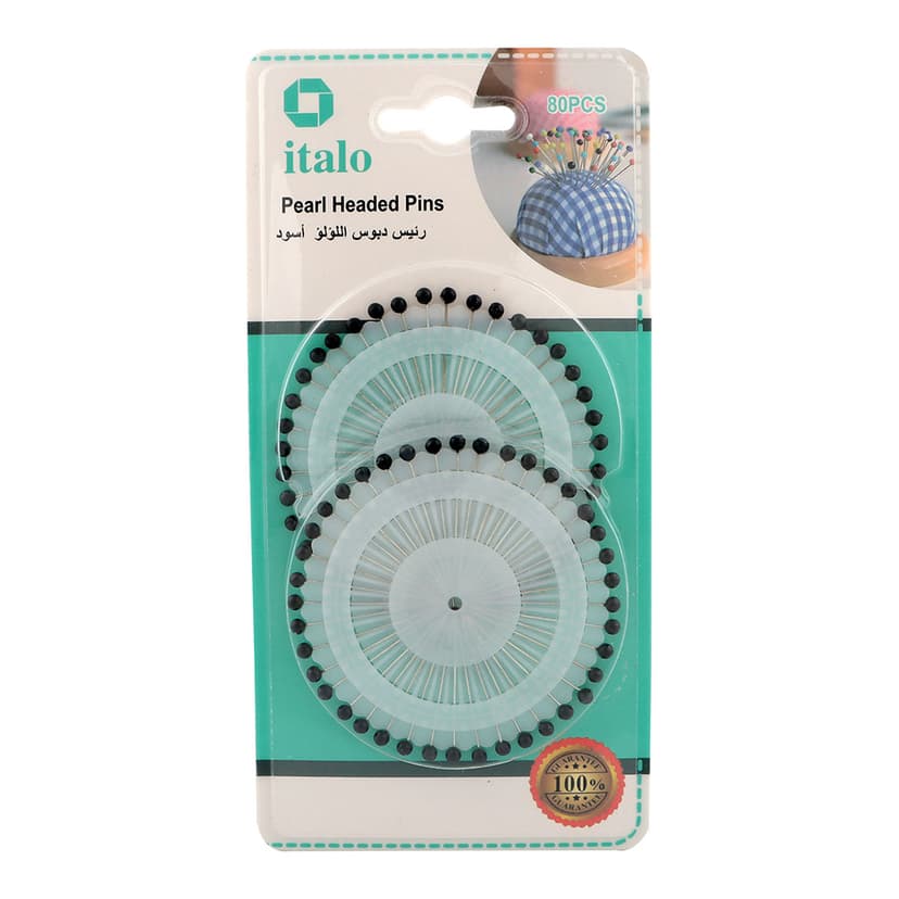 Italo Pearl Headed Pins 80pcs