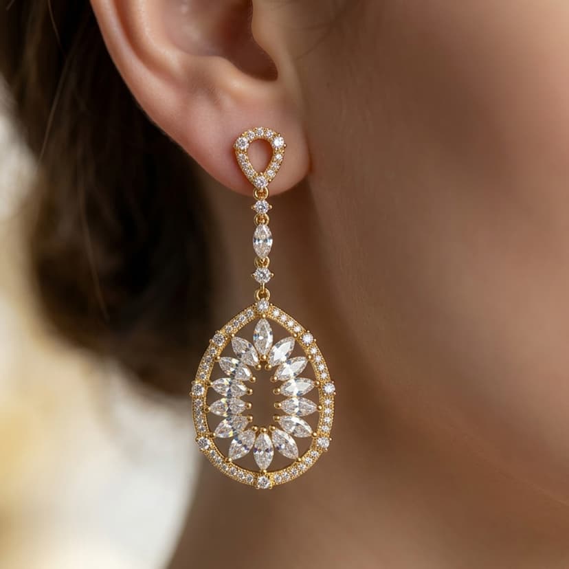 Zircon Earring