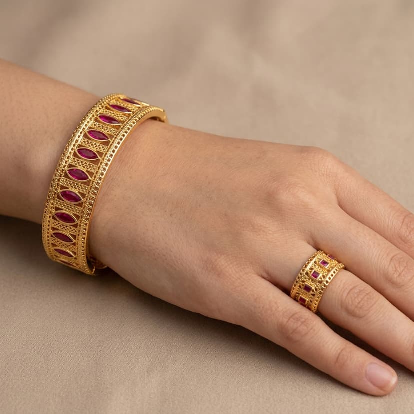 Bangle with Ring