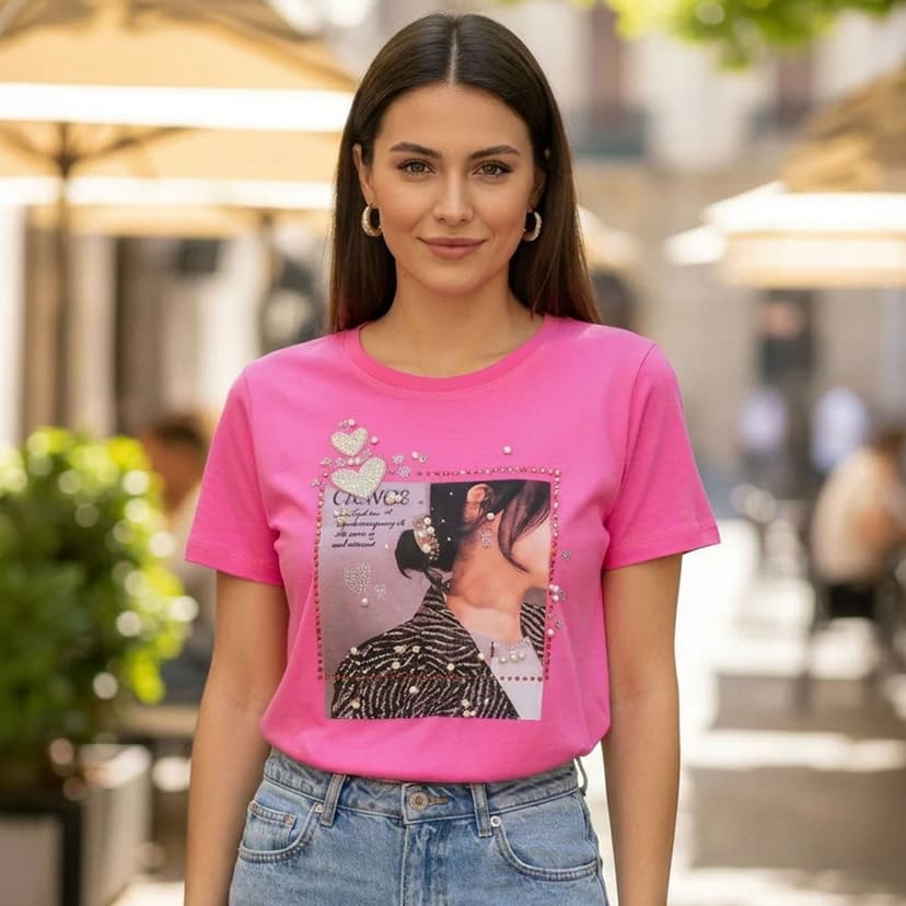 Ladies Printed T-Shirt