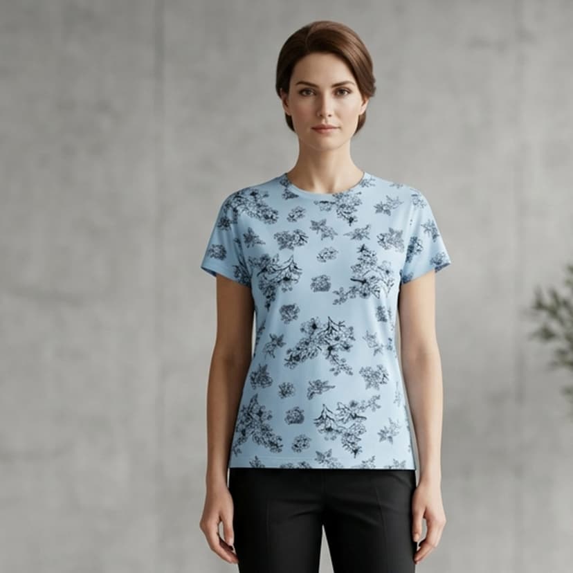 Ladies T-Shirt and Shorts Set