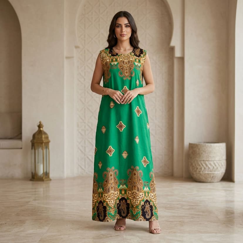Ladies Jalabiya Sleeveless
