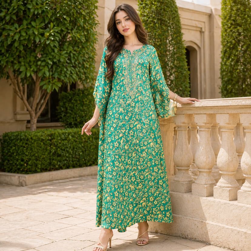 Ladies Baby Silk Mukhawar Jalabiya