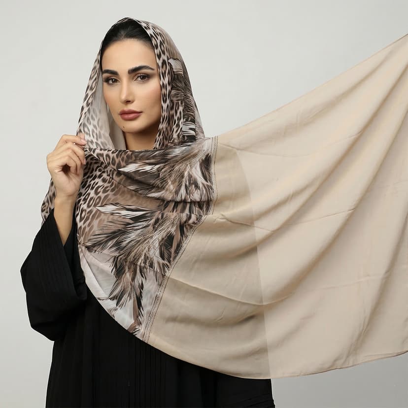 Shella Schiffon Plain Scarf