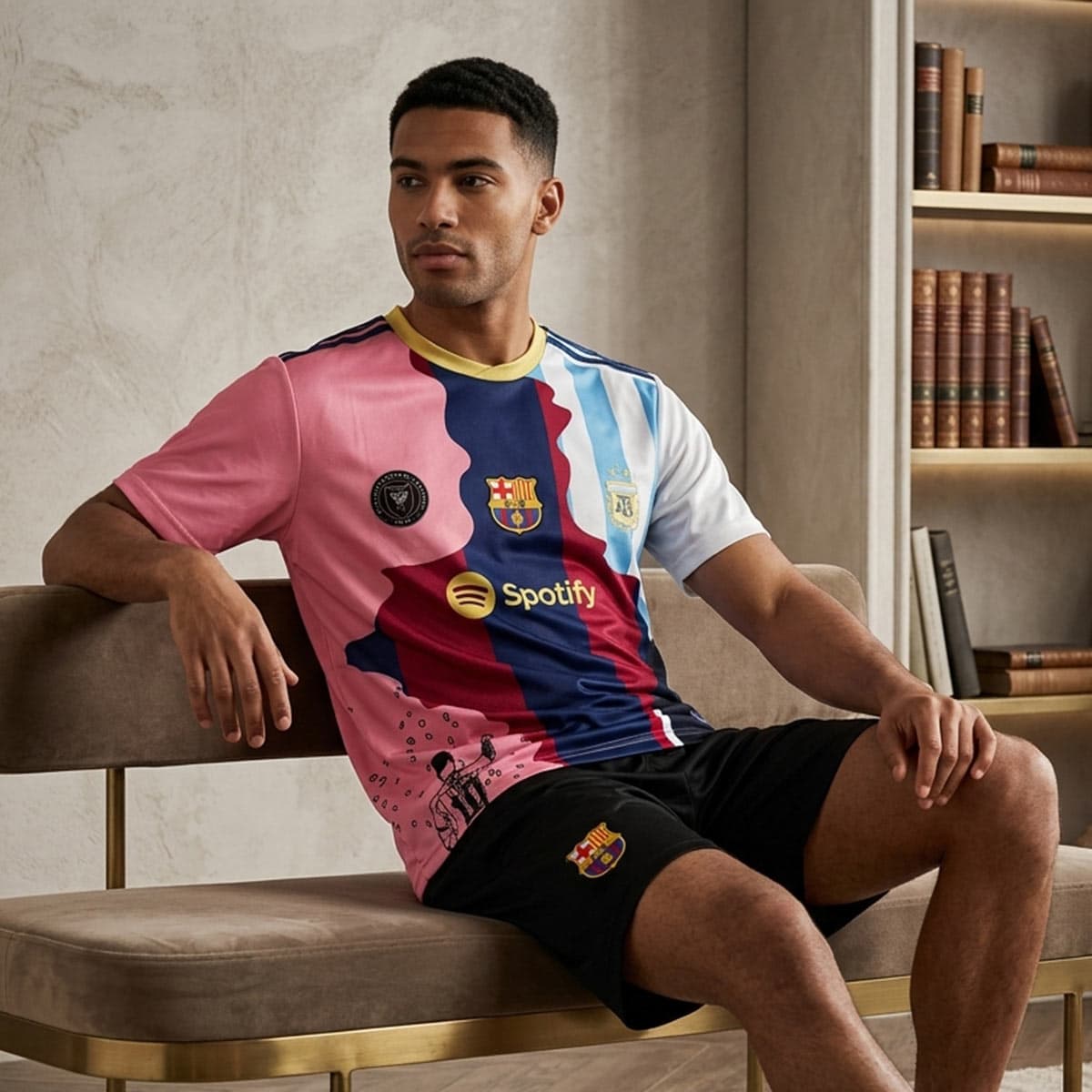 Men Football Set FCB Style