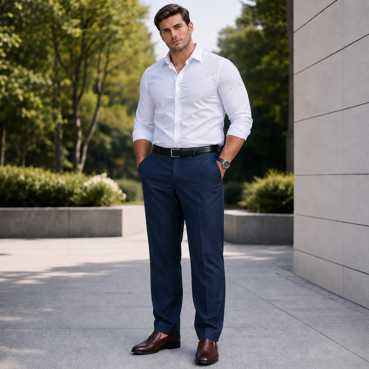 Men Plus Size Formal Pant