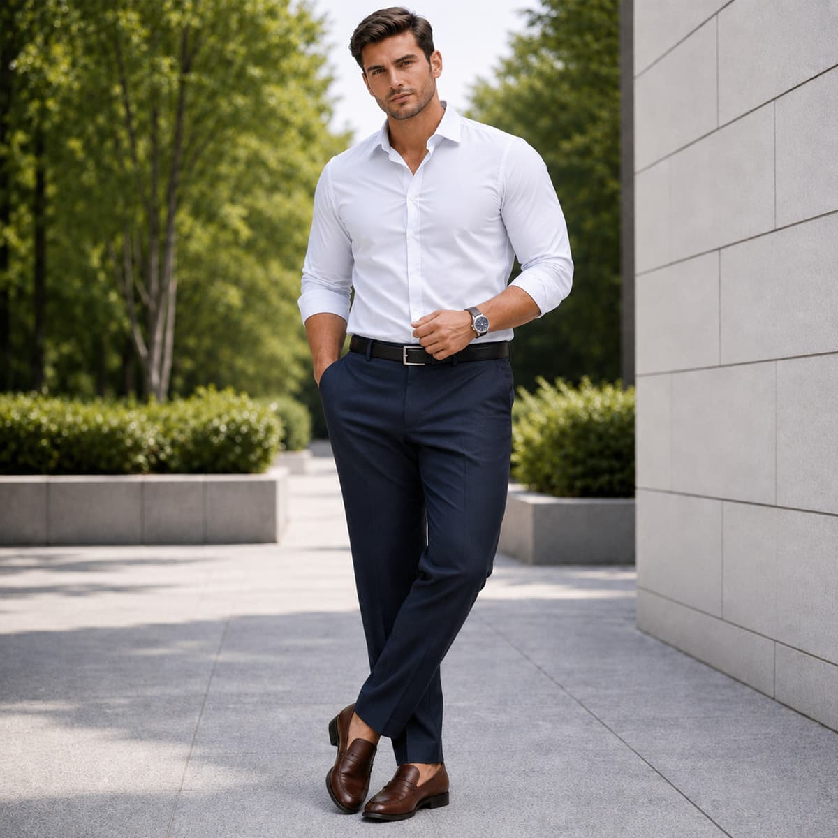 Men Plus Size Formal Pant
