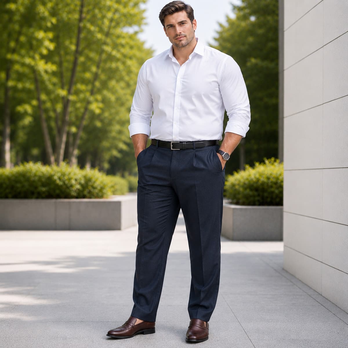 Men Plus Size Formal Pant