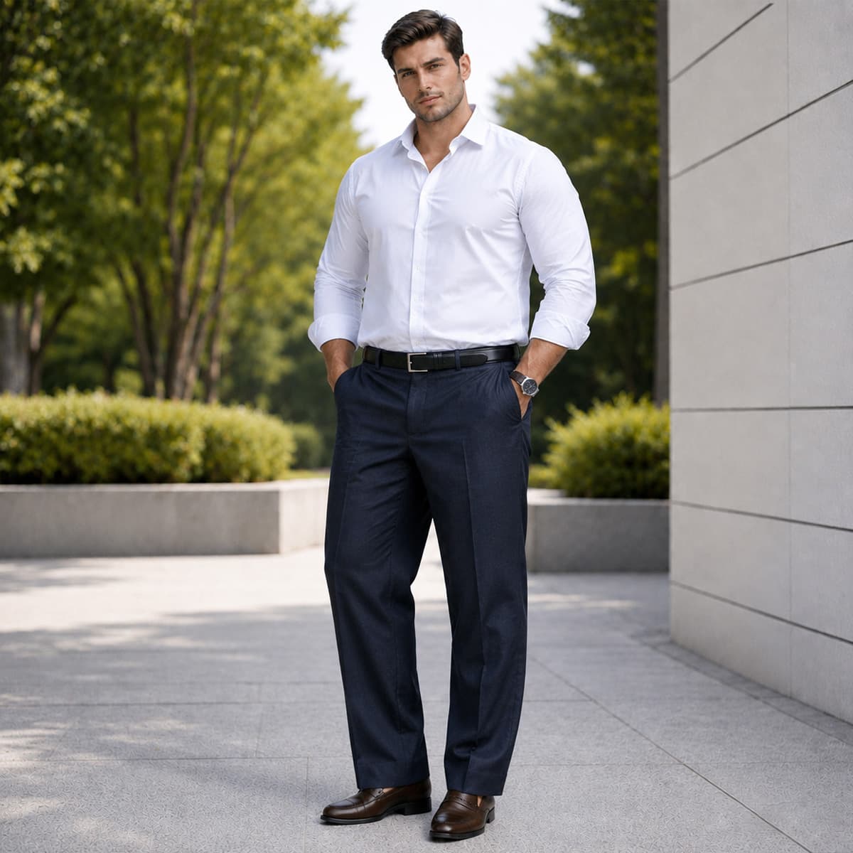 Men Plus Size Formal Pant