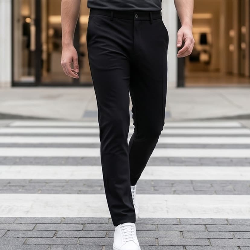 Men Regular Formal Pant Plain