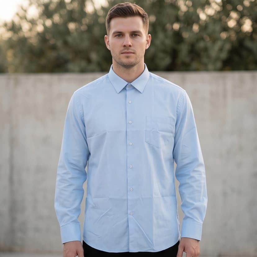 Men Plus Size Formal Shirt