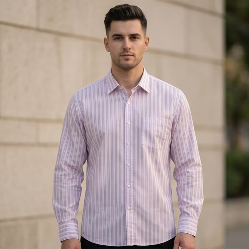 Men Plus Size Formal Shirt