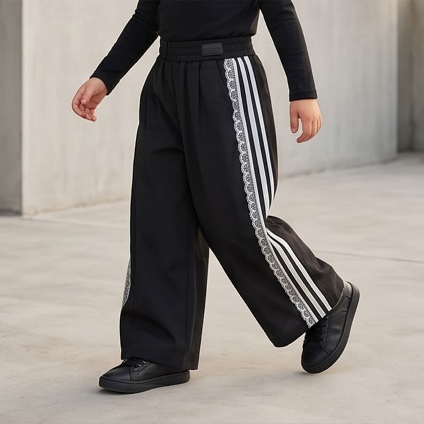 Girls Cotton Pant Plain