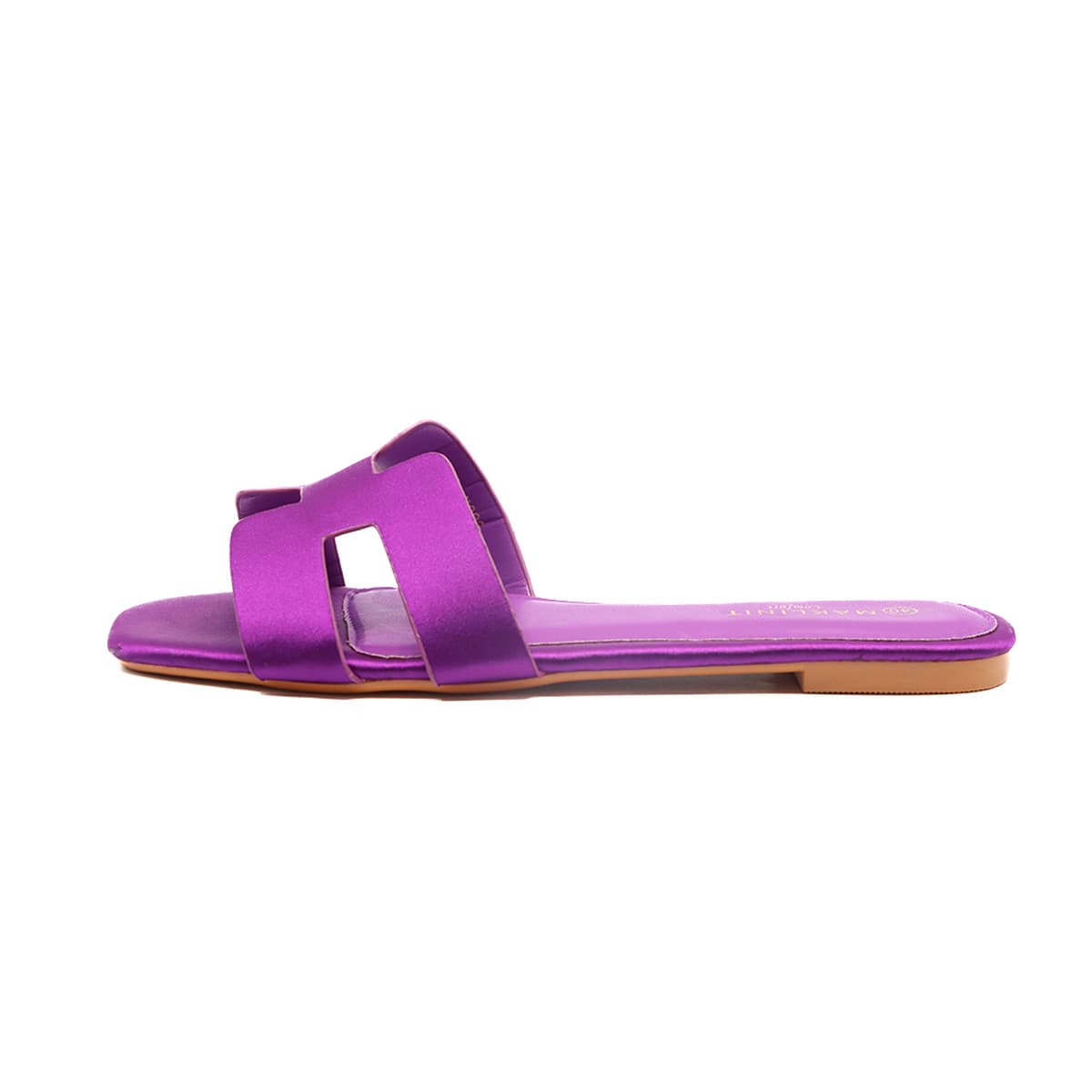Ladies Slipper Flat Pu