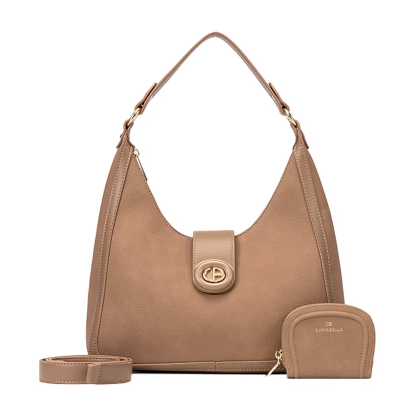 CHRISBELLA Ladies Bag Plain 2pcs