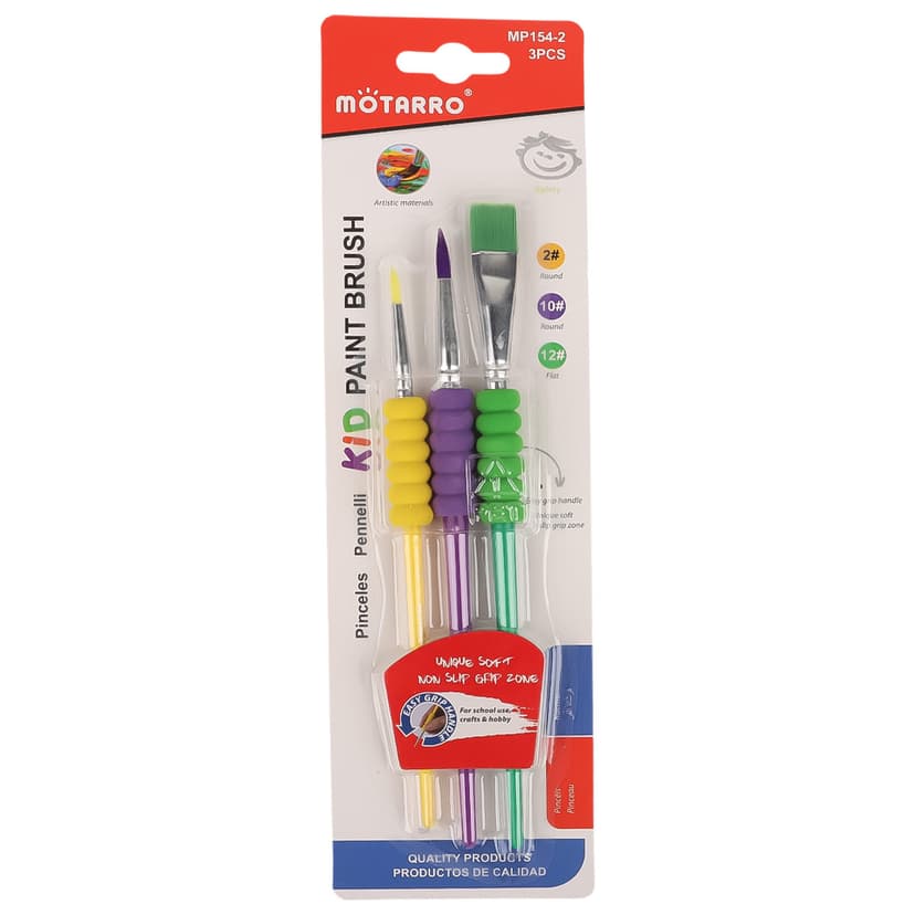Mötarro Kid Paint Brush 3pcs