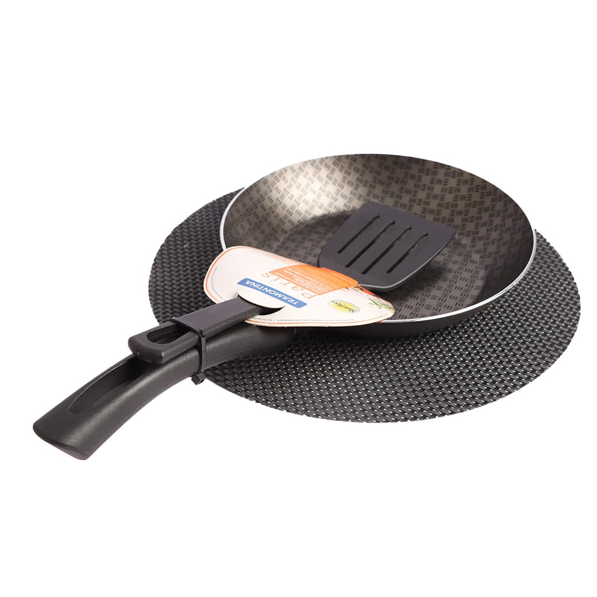 Frying Pan Set Non -Stk W/Spoo
