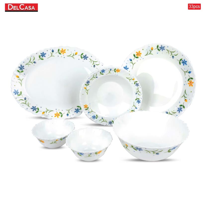 Opalware Dinner Set 33 Piece