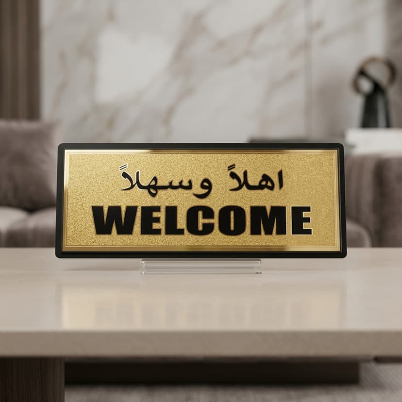 Welcome Sticker