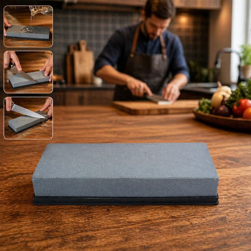 Sharpening Stone with Black Box