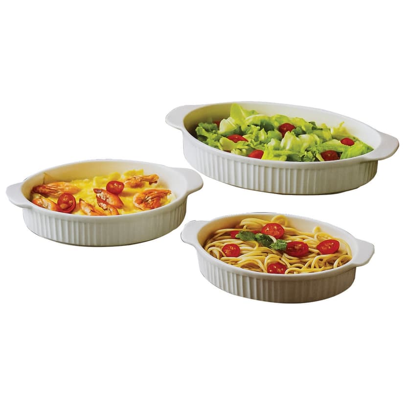 Ceramic Baking Dish Set 3 Piece