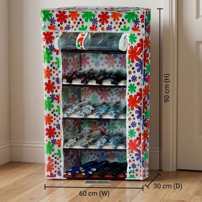 Shoe Rack with Cover 45 Layer