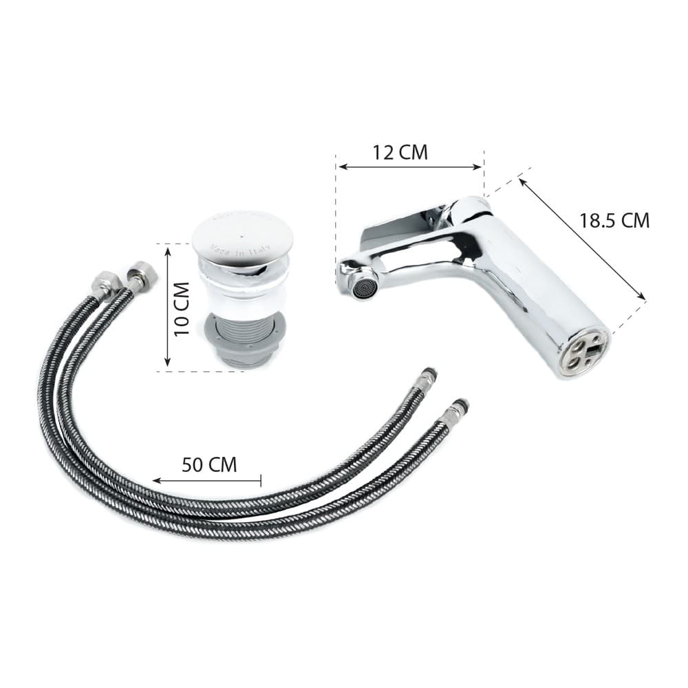 Bosini Wash Basin Mixer W/Hose