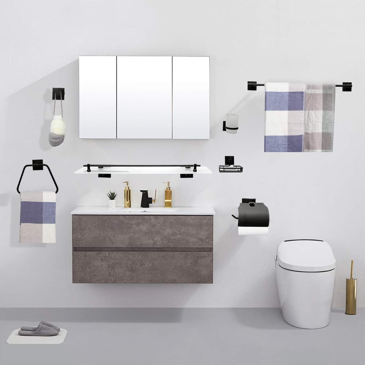 Chromed 6 Pcs Set