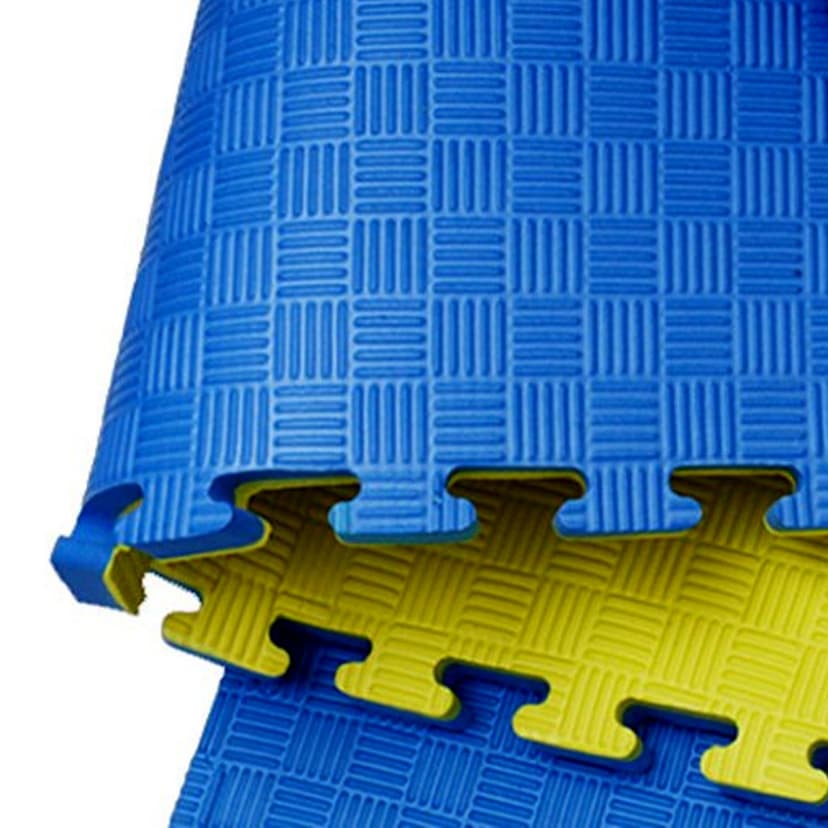 EVA Gym Mat 2mm Pink/Blue 1x1m