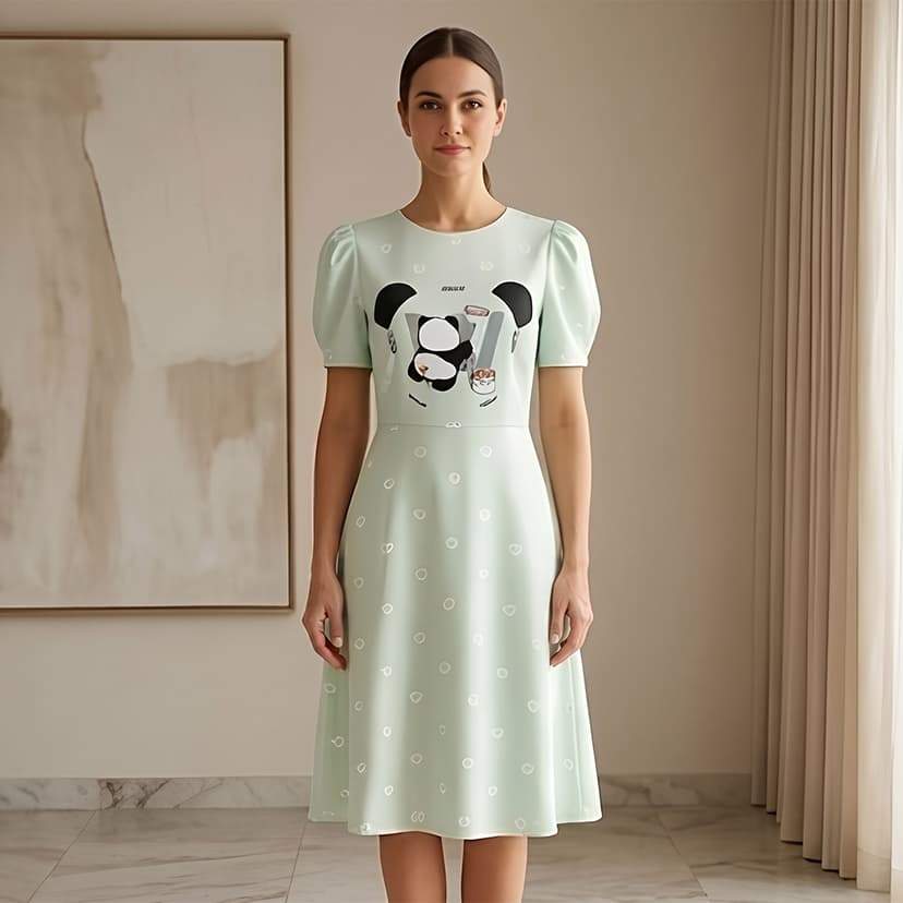 Ladies Midi Gown