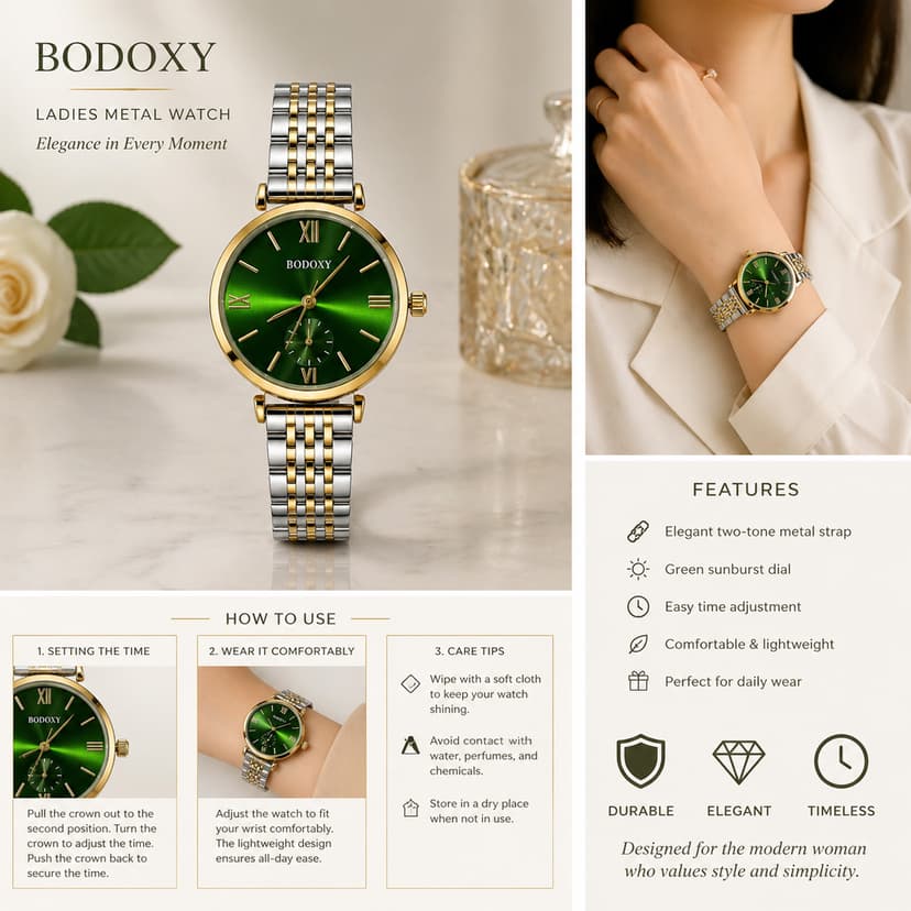 Ladies Metal Watch