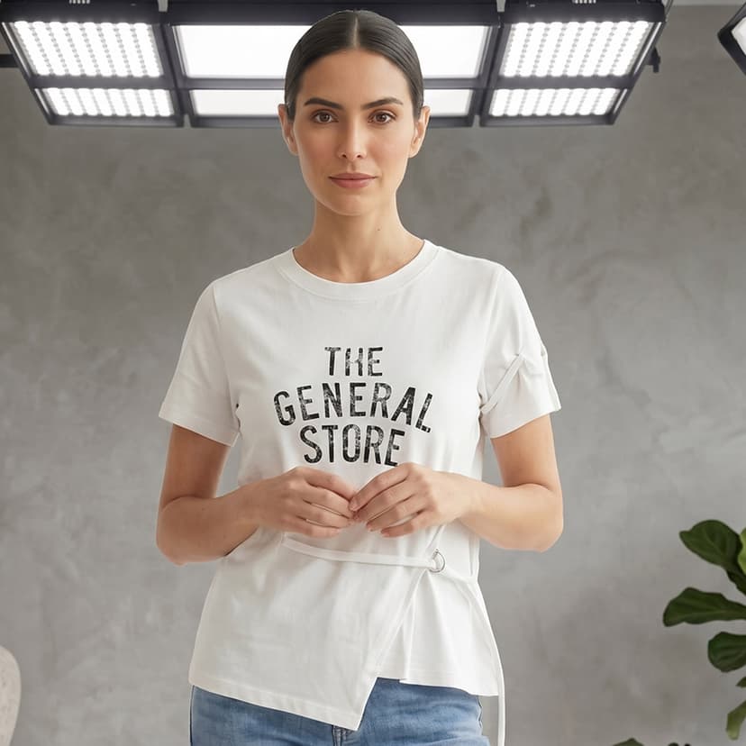 Ladies Printed Short Sleeve T-Shirt