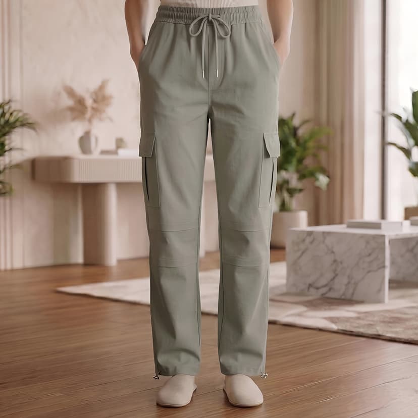 Ladies Cotton Cargo Pant