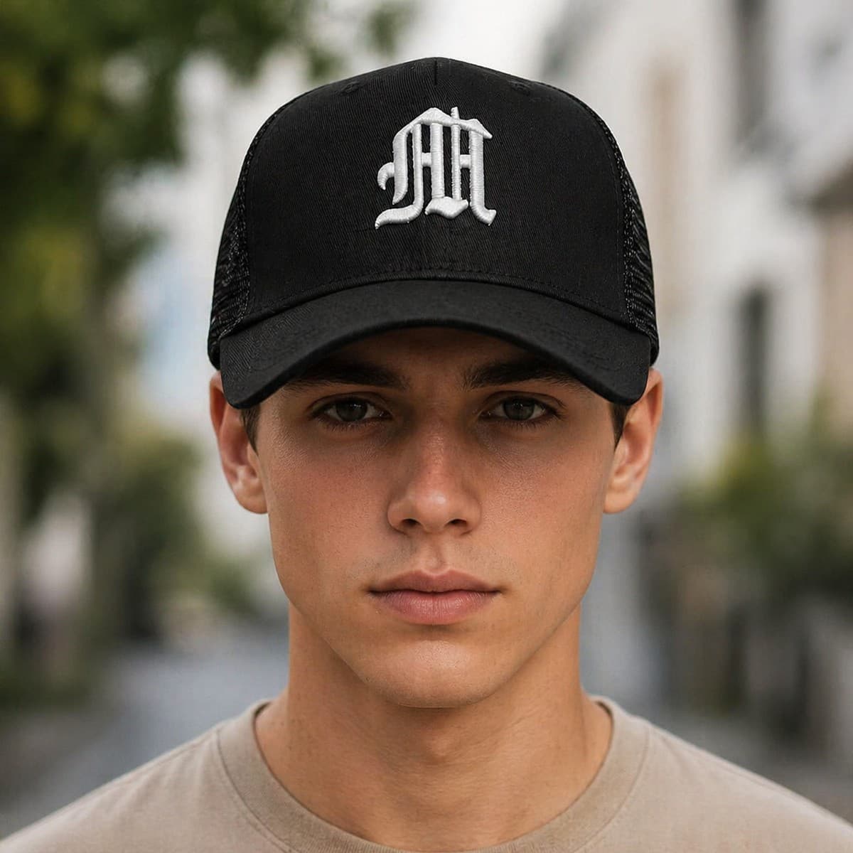 Mens Casual Cap-Black