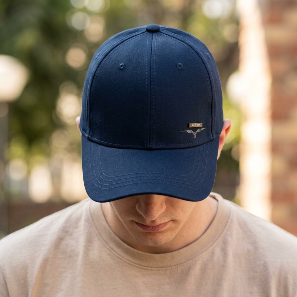 Mens Casual Cap-Navy Blue