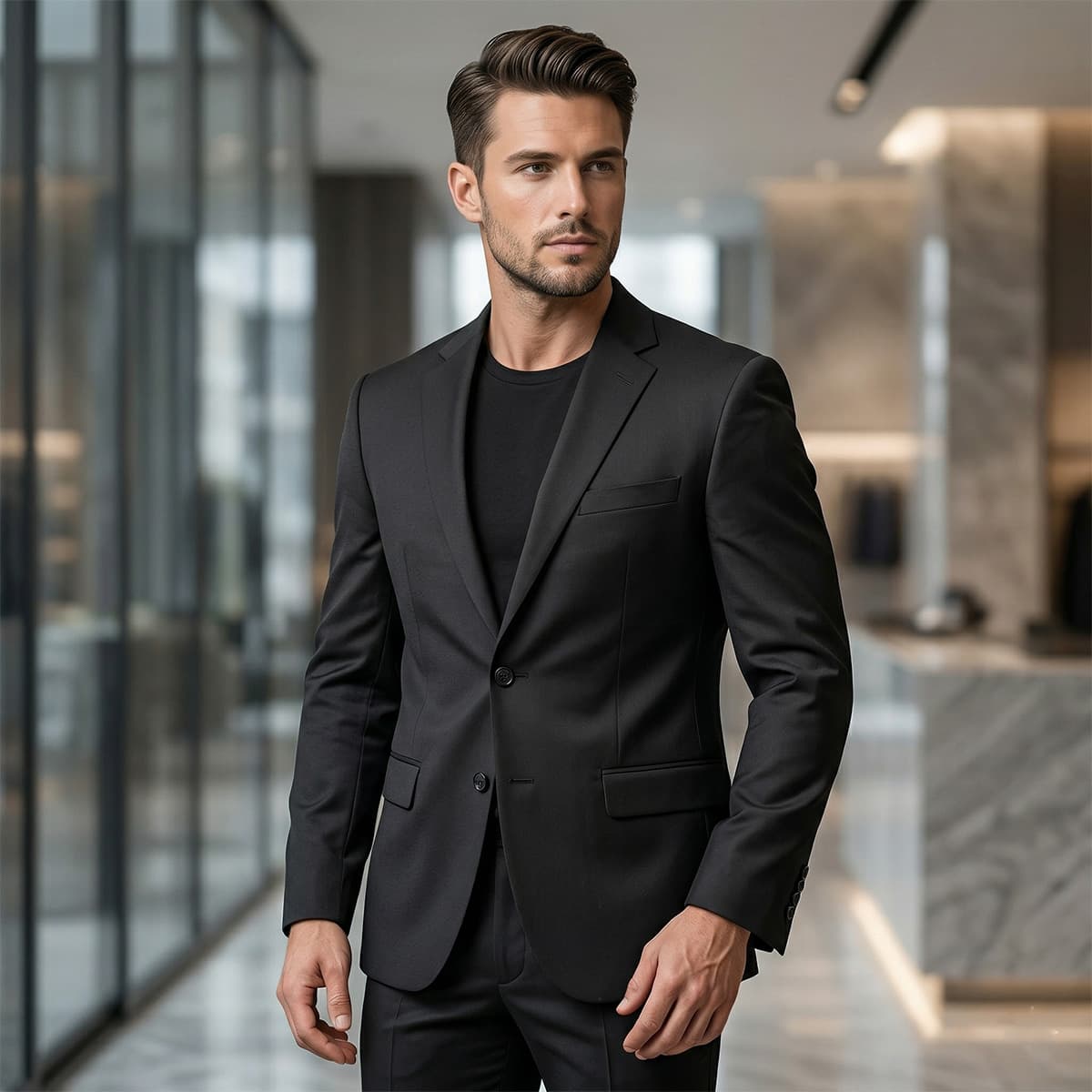Men Plain Blazer