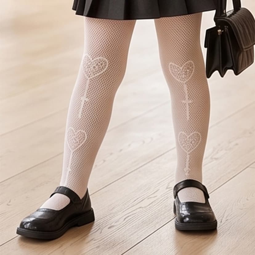 Girls Stocking White