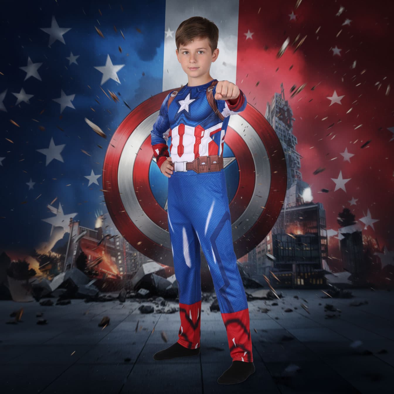 Boys Captain Hero Costume