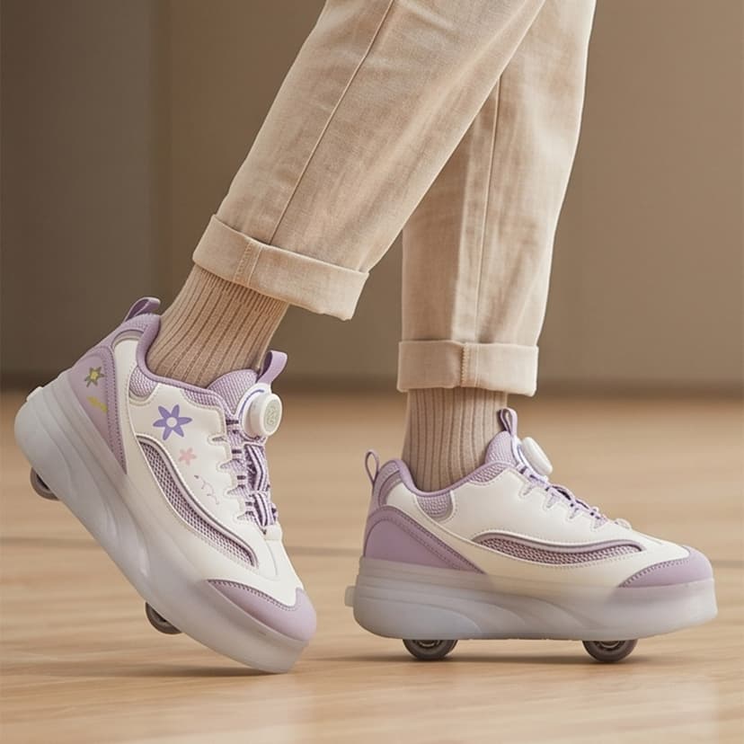 Girls 2-Wheel Roller Skate Shoes