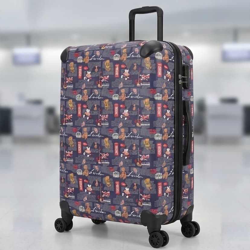 Leather Trolley Bag 24 Inch
