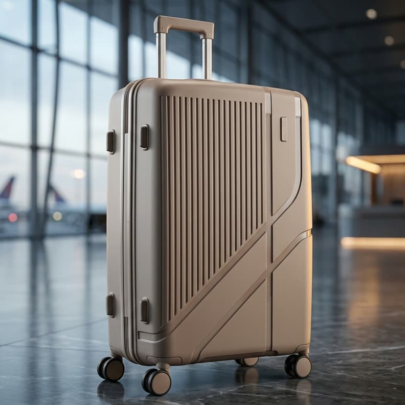 Hard Shell Plain Trolley Bag 24 Inch
