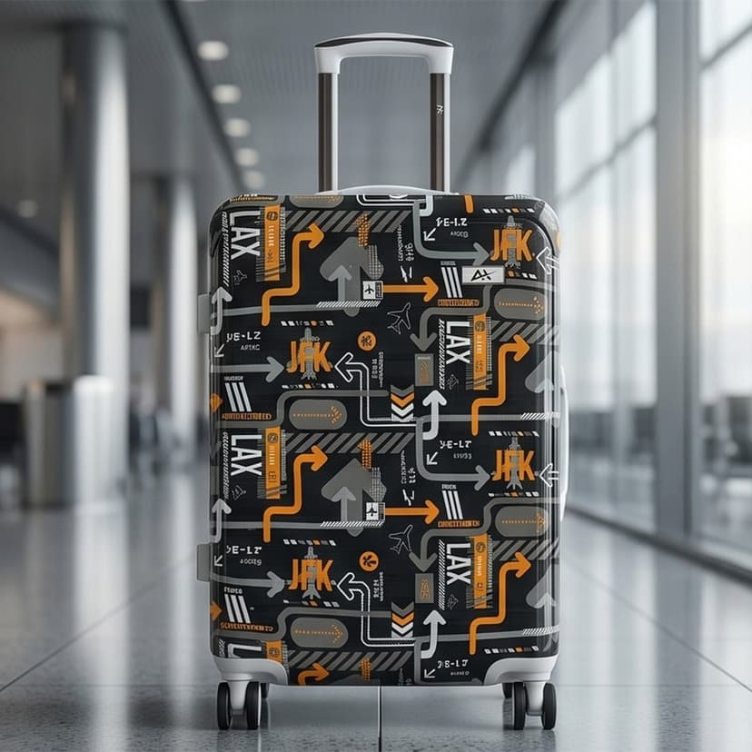 Trolley Bag Hard Printed