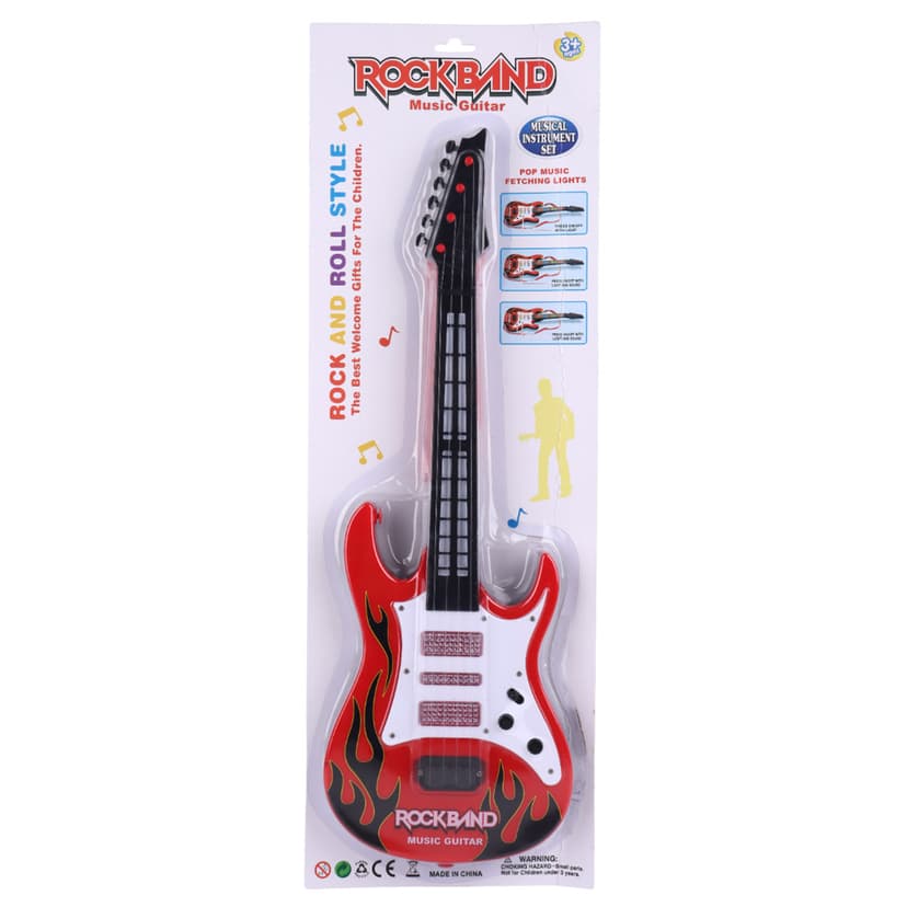 Rockband Music Guitar Toy with Fetching Lights