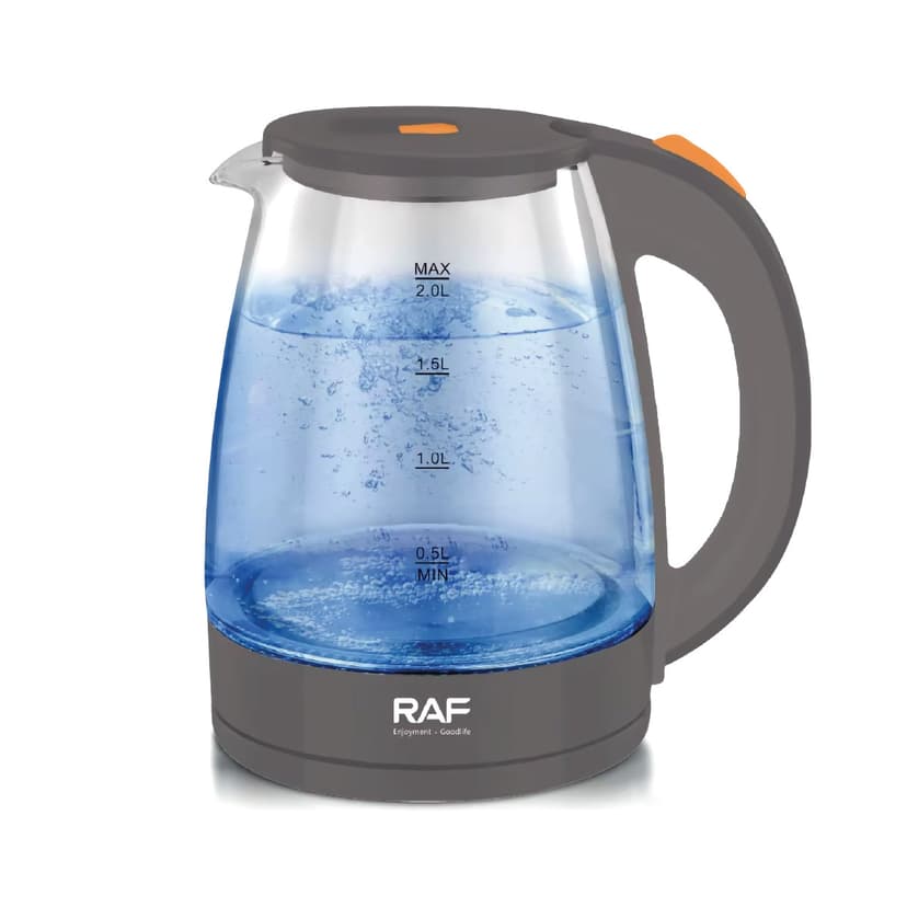 غلاية زجاجية RAF سعة 2.0 لتر