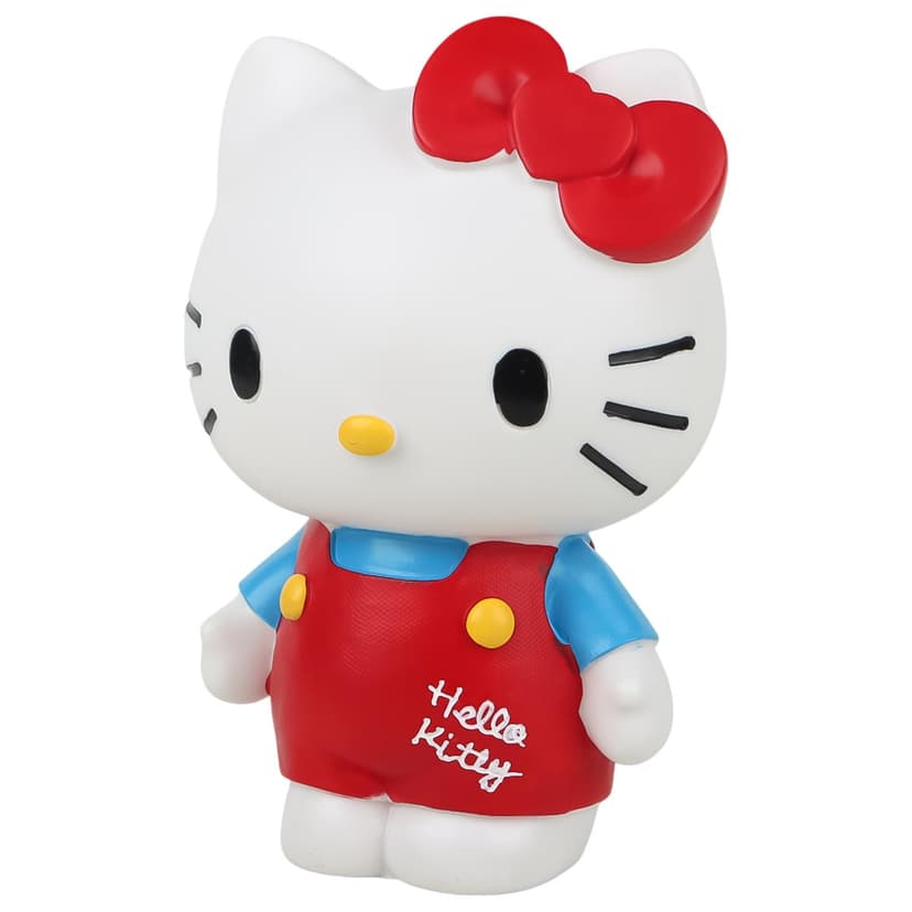 Red Hello Kitty Plastic Coin Box