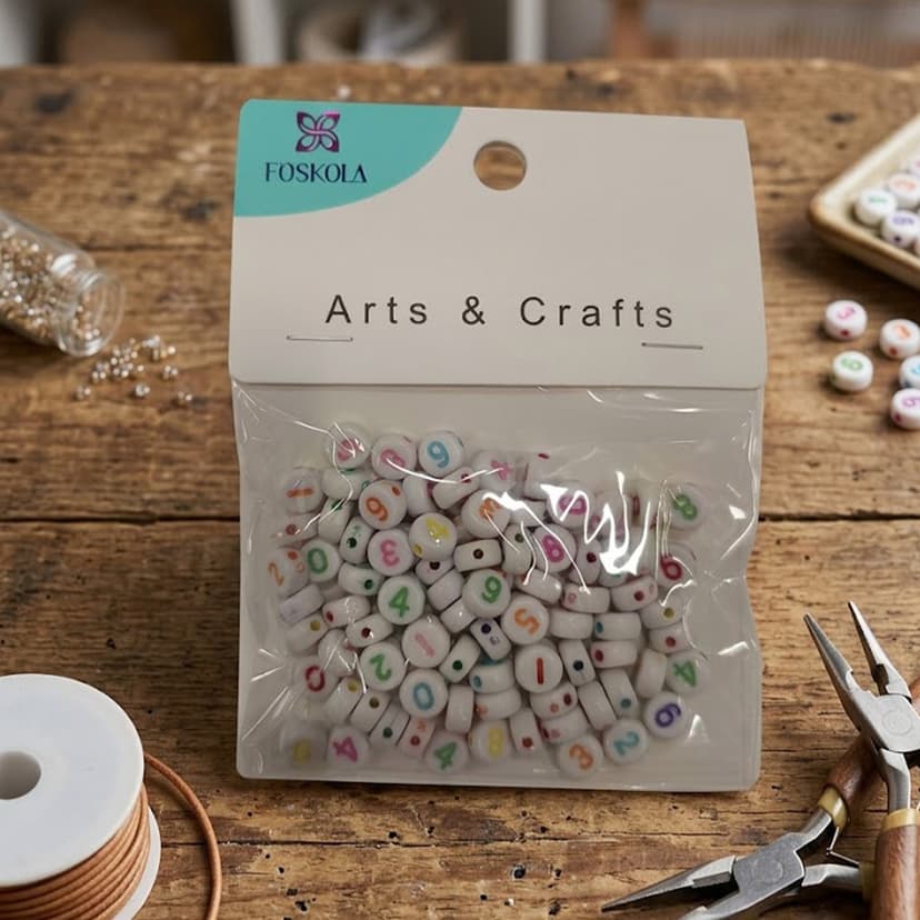 Alpha Beads Number Mix