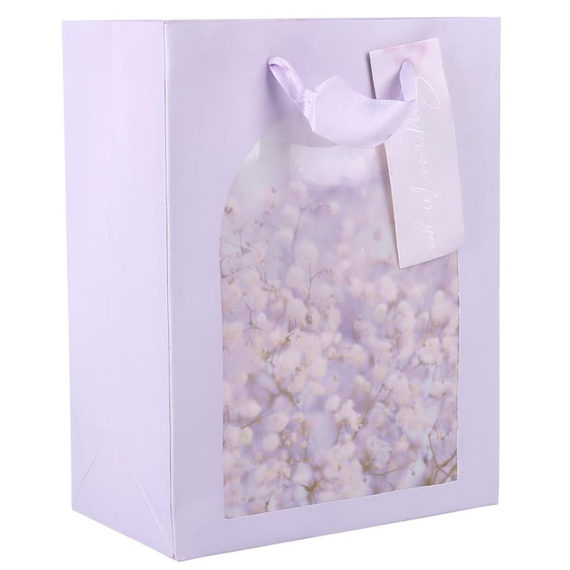 Lavender Floral Gift Bag