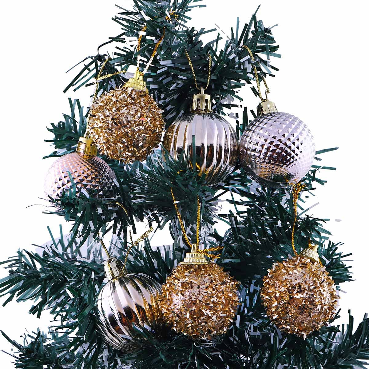 Christmas Decoration Bauble Brown Gold