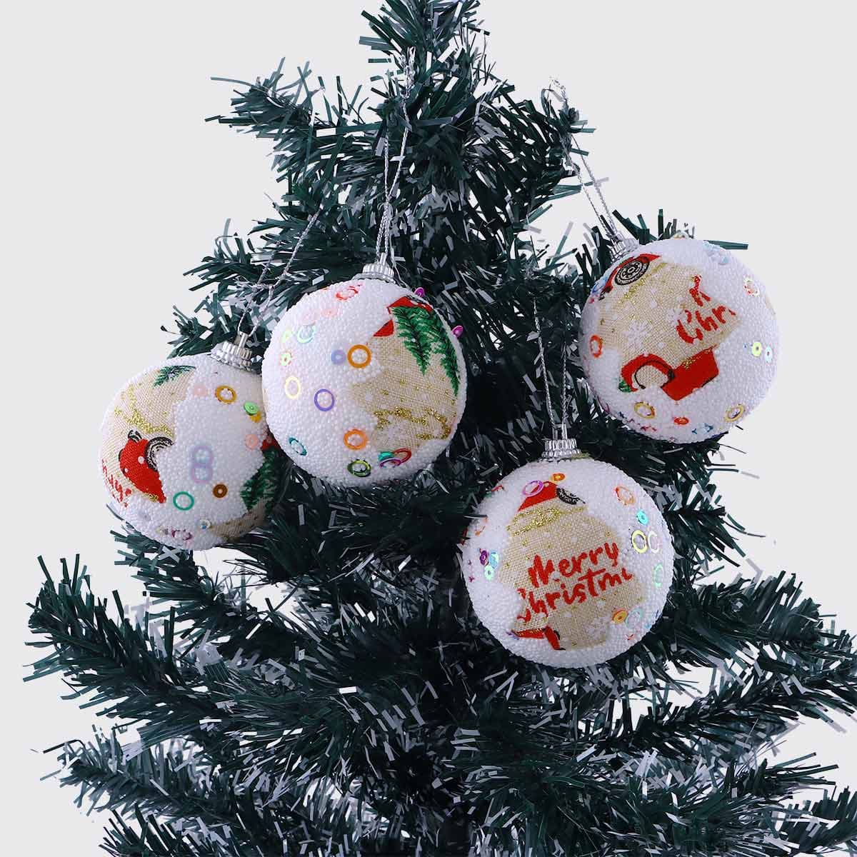 Christmas Decoration Bauble White